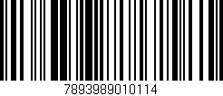 Código de barras (EAN, GTIN, SKU, ISBN): '7893989010114'