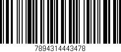 Código de barras (EAN, GTIN, SKU, ISBN): '7894314443478'