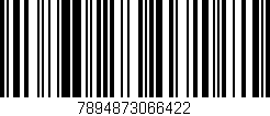 Código de barras (EAN, GTIN, SKU, ISBN): '7894873066422'