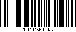 Código de barras (EAN, GTIN, SKU, ISBN): '7894945693327'