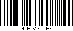Código de barras (EAN, GTIN, SKU, ISBN): '7895052537856'
