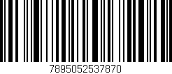 Código de barras (EAN, GTIN, SKU, ISBN): '7895052537870'