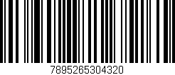 Código de barras (EAN, GTIN, SKU, ISBN): '7895265304320'