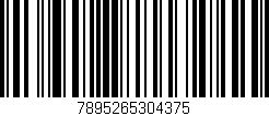 Código de barras (EAN, GTIN, SKU, ISBN): '7895265304375'