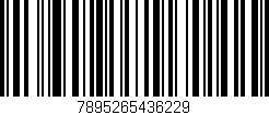 Código de barras (EAN, GTIN, SKU, ISBN): '7895265436229'