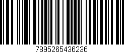 Código de barras (EAN, GTIN, SKU, ISBN): '7895265436236'