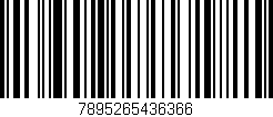 Código de barras (EAN, GTIN, SKU, ISBN): '7895265436366'