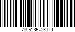 Código de barras (EAN, GTIN, SKU, ISBN): '7895265436373'