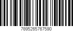 Código de barras (EAN, GTIN, SKU, ISBN): '7895265767590'