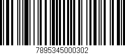 Código de barras (EAN, GTIN, SKU, ISBN): '7895345000302'