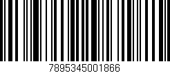 Código de barras (EAN, GTIN, SKU, ISBN): '7895345001866'