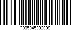 Código de barras (EAN, GTIN, SKU, ISBN): '7895345002009'
