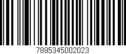 Código de barras (EAN, GTIN, SKU, ISBN): '7895345002023'