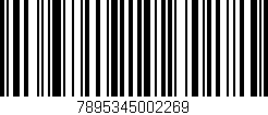 Código de barras (EAN, GTIN, SKU, ISBN): '7895345002269'