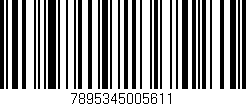 Código de barras (EAN, GTIN, SKU, ISBN): '7895345005611'