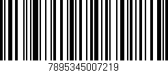 Código de barras (EAN, GTIN, SKU, ISBN): '7895345007219'