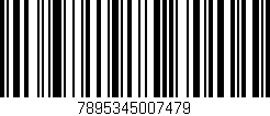 Código de barras (EAN, GTIN, SKU, ISBN): '7895345007479'
