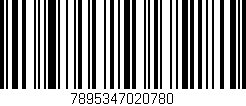 Código de barras (EAN, GTIN, SKU, ISBN): '7895347020780'