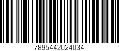 Código de barras (EAN, GTIN, SKU, ISBN): '7895442024034'