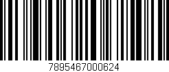 Código de barras (EAN, GTIN, SKU, ISBN): '7895467000624'