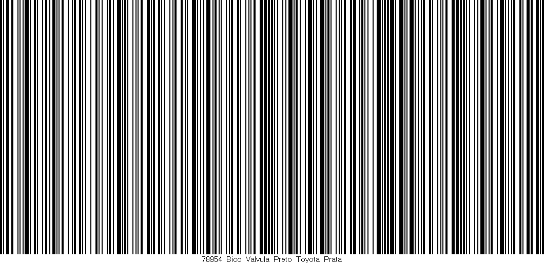 Código de barras (EAN, GTIN, SKU, ISBN): '78954_Bico_Valvula_Preto_Toyota_Prata'