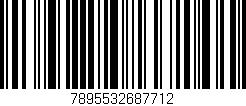 Código de barras (EAN, GTIN, SKU, ISBN): '7895532687712'