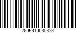 Código de barras (EAN, GTIN, SKU, ISBN): '7895610030638'