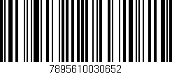 Código de barras (EAN, GTIN, SKU, ISBN): '7895610030652'