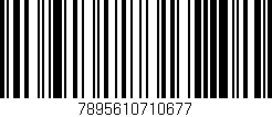 Código de barras (EAN, GTIN, SKU, ISBN): '7895610710677'