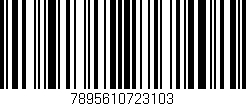 Código de barras (EAN, GTIN, SKU, ISBN): '7895610723103'