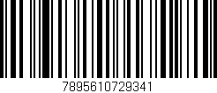 Código de barras (EAN, GTIN, SKU, ISBN): '7895610729341'