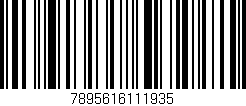 Código de barras (EAN, GTIN, SKU, ISBN): '7895616111935'