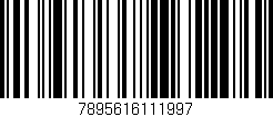 Código de barras (EAN, GTIN, SKU, ISBN): '7895616111997'