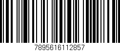 Código de barras (EAN, GTIN, SKU, ISBN): '7895616112857'