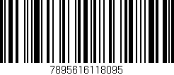 Código de barras (EAN, GTIN, SKU, ISBN): '7895616118095'