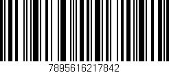 Código de barras (EAN, GTIN, SKU, ISBN): '7895616217842'