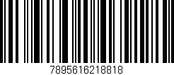 Código de barras (EAN, GTIN, SKU, ISBN): '7895616218818'