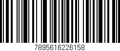 Código de barras (EAN, GTIN, SKU, ISBN): '7895616226158'