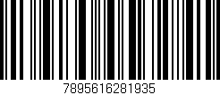 Código de barras (EAN, GTIN, SKU, ISBN): '7895616281935'