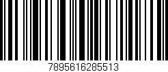 Código de barras (EAN, GTIN, SKU, ISBN): '7895616285513'