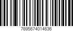 Código de barras (EAN, GTIN, SKU, ISBN): '7895674014636'