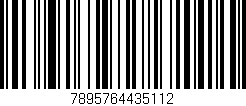 Código de barras (EAN, GTIN, SKU, ISBN): '7895764435112'