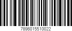 Código de barras (EAN, GTIN, SKU, ISBN): '7896015510022'