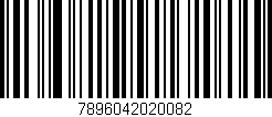 Código de barras (EAN, GTIN, SKU, ISBN): '7896042020082'