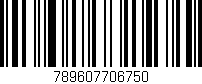 Código de barras (EAN, GTIN, SKU, ISBN): '789607706750'
