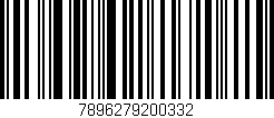 Código de barras (EAN, GTIN, SKU, ISBN): '7896279200332'