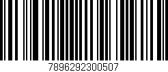 Código de barras (EAN, GTIN, SKU, ISBN): '7896292300507'