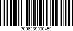 Código de barras (EAN, GTIN, SKU, ISBN): '7896369800459'
