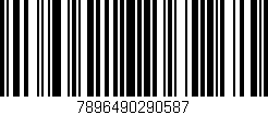 Código de barras (EAN, GTIN, SKU, ISBN): '7896490290587'