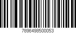 Código de barras (EAN, GTIN, SKU, ISBN): '7896498500053'